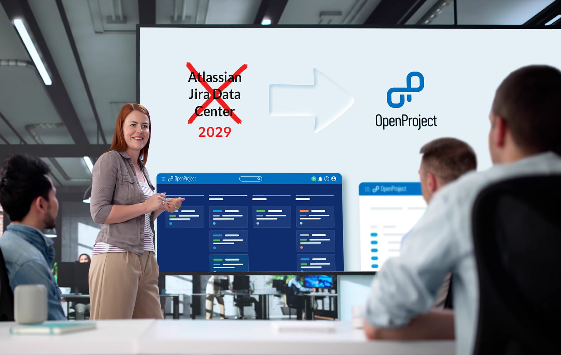 Impulsar la adopción por parte de los usuarios y liderar el cambio al pasar de Jira a OpenProject