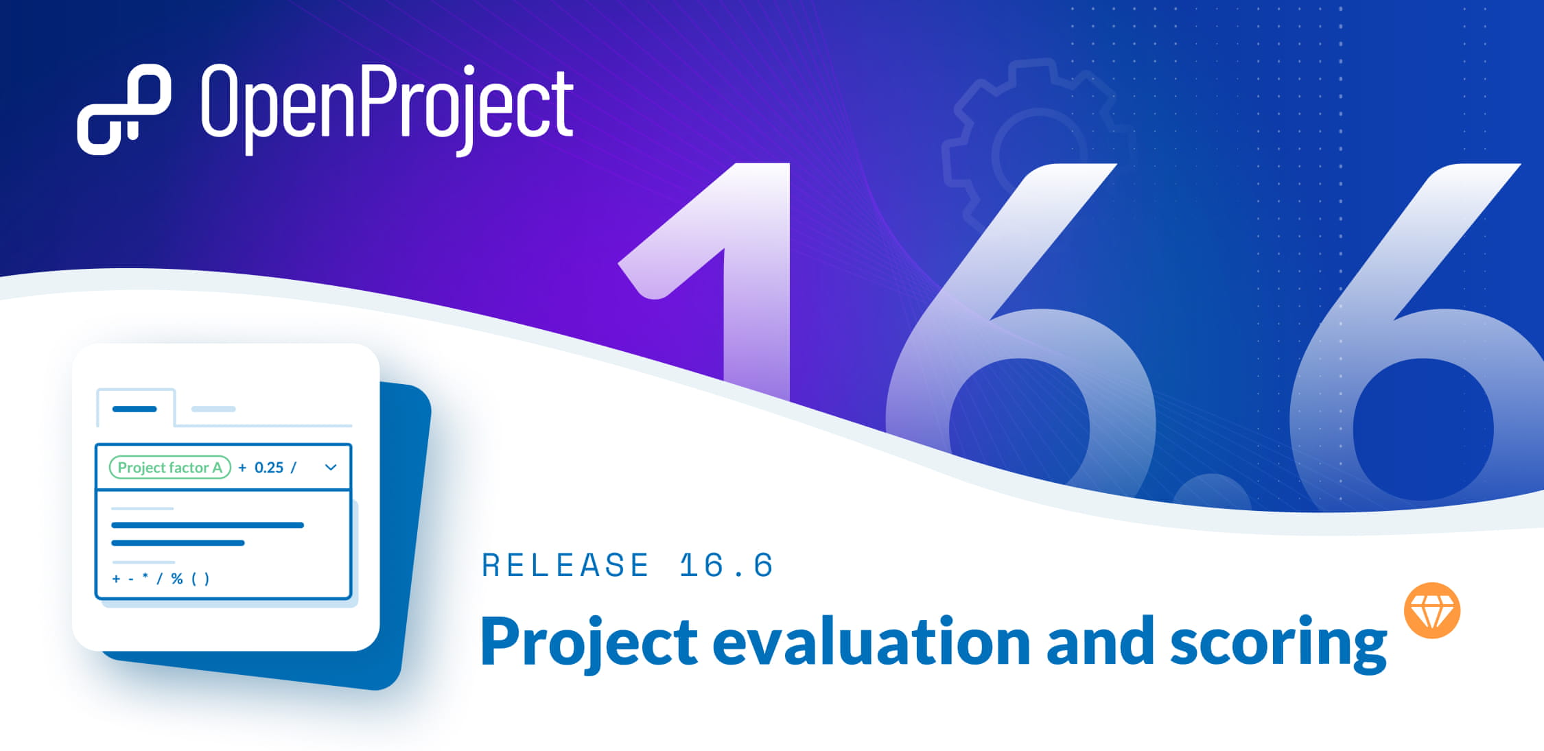 OpenProject 16.6: Project evaluation and scoring