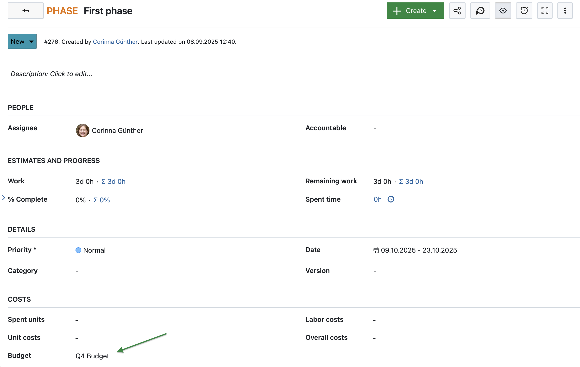Siga el proceso PRINCE2 con OpenProject: iniciar un proyecto asignando presupuestos a los paquetes de trabajo